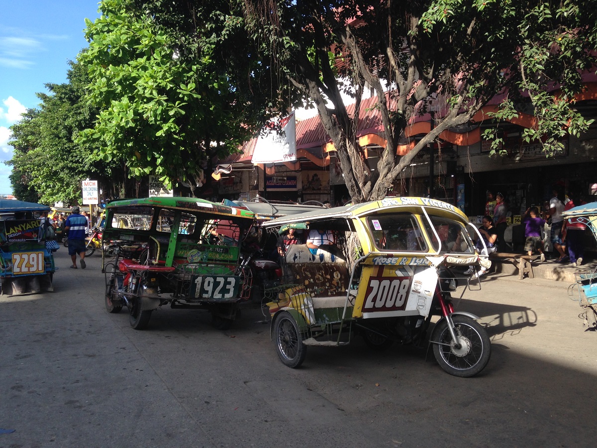 ドゥマゲッティのペディキャブ乗り場