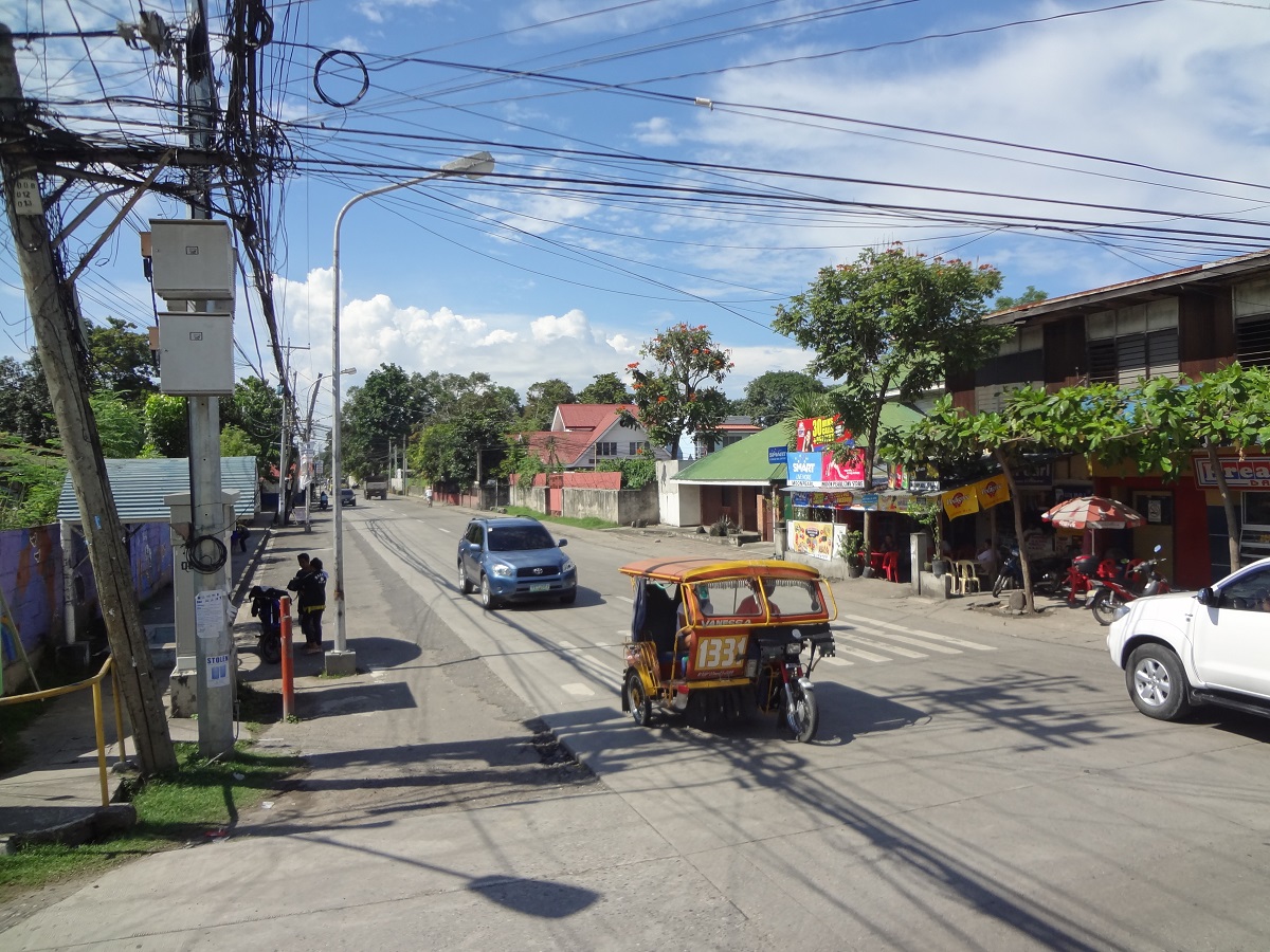 ドゥマゲッティ市内の通りの様子
