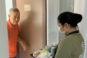 お部屋食サービス｜フィリピン留学・ドゥマゲテ留学で安心｜シニア留学におすすめ