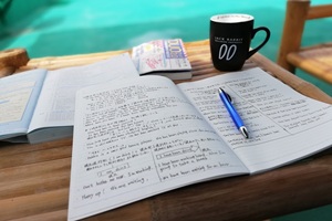 静かな環境での自習。セブ留学とは違う、落ち着いた学園都市ドゥマゲテでの学習